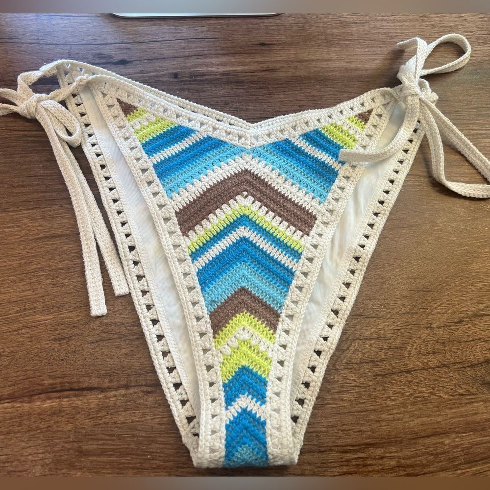 Crochet Chevron Bikini Bottom